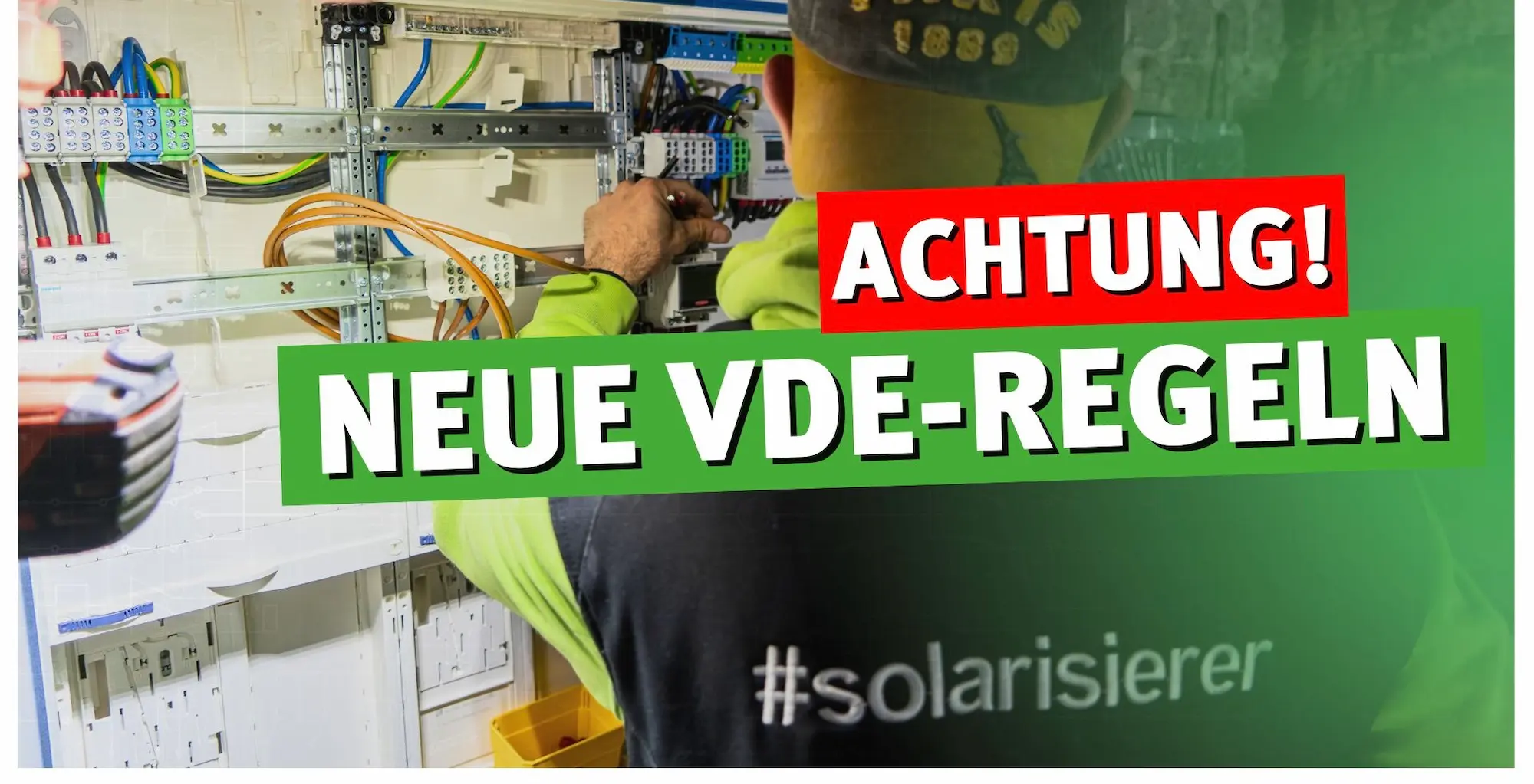 PV-Anlage, Zählerschrank, neue regeln, vde regeln, erneuerbare Energie, grüner strom
